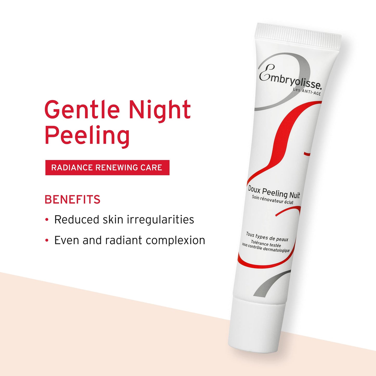 Embryolisse Gentle Night Peeling, 1.35 Fl Oz