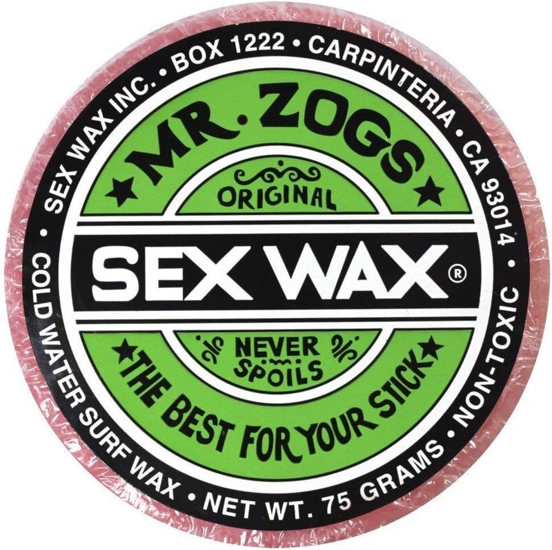Mr. Zogs Original Sexwax | Cold Water Wax for Surfing - Coconut Scented (White)
