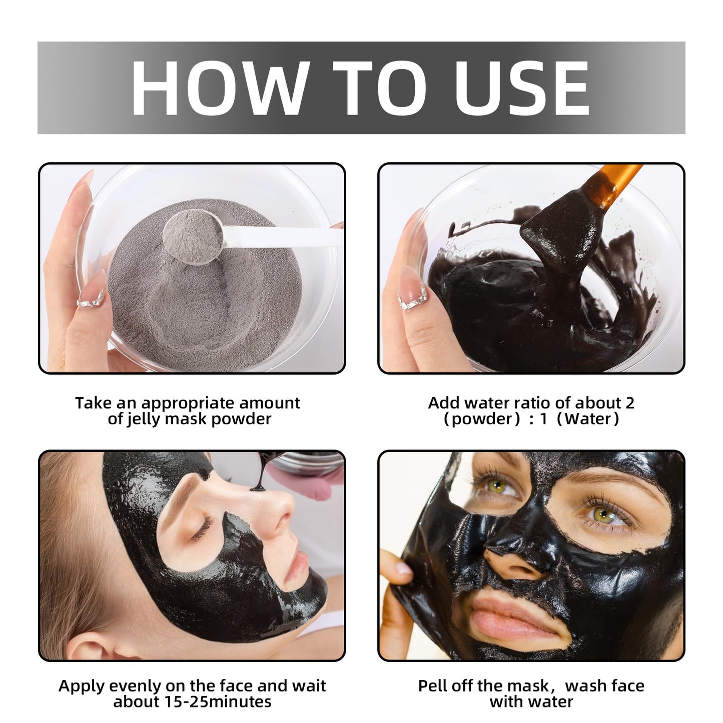 OUPEICHARM Hydro Jelly Mask for All Skin Types, 23 Fl Oz