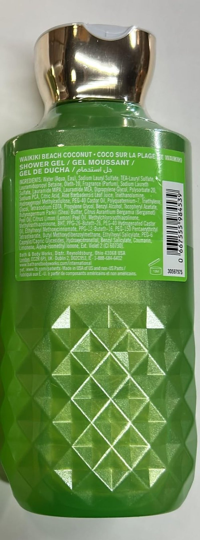 Bath and Body Works WAIKIKI - BEACH COCONUT Shower Gel 10 Fluid Ounce (2020 Edition)