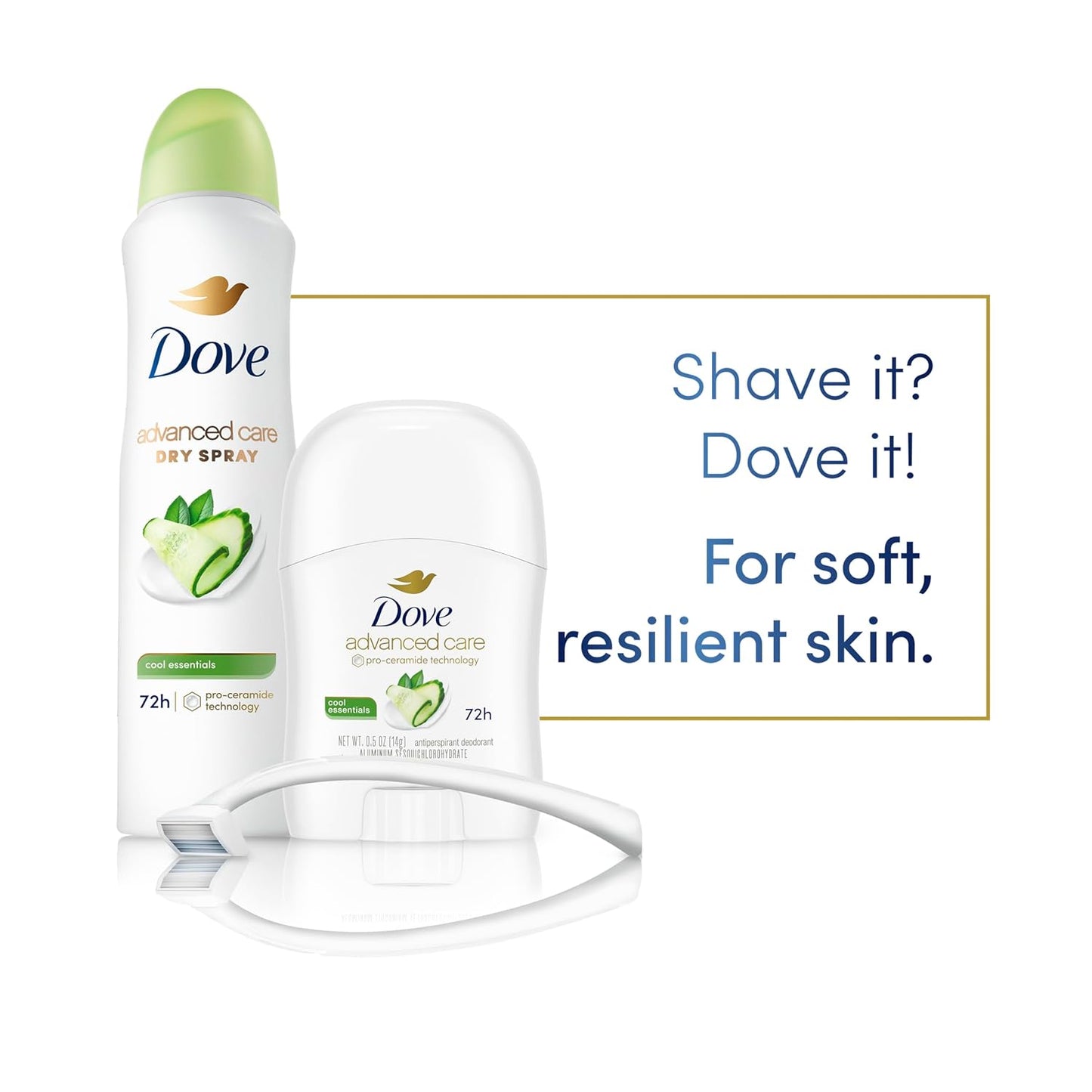 Dove Advanced Care Antiperspirant, Beauty Finish, 2.6 Ounce (Pack of 4)