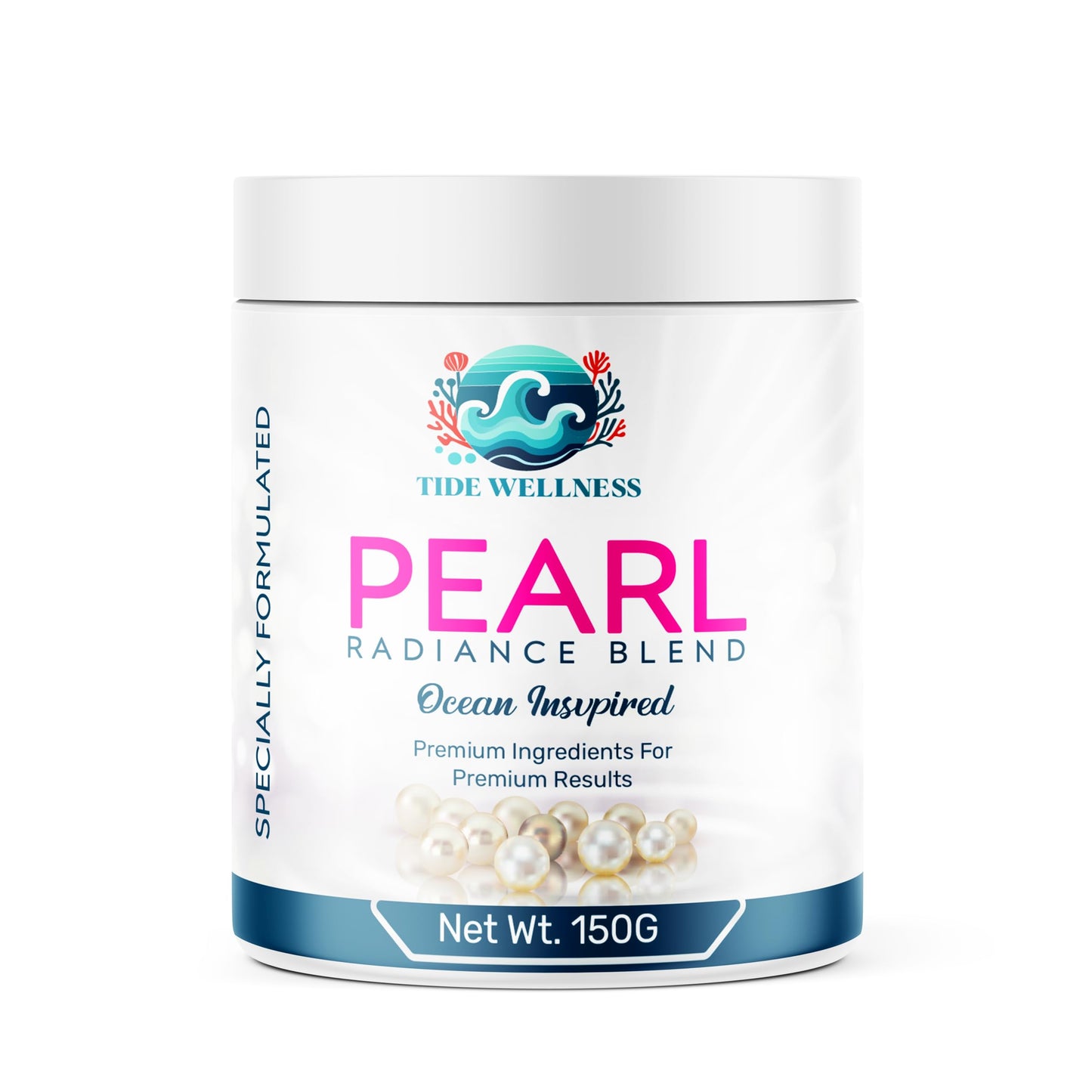 Enriched Pearl Powder for face and skin DIY Facemask, Added Seaweed extract,Vitamin B3,Pure Pearl Powder extract 150 grams of Selected Ingredients for radiant skin tone correction and Brightening