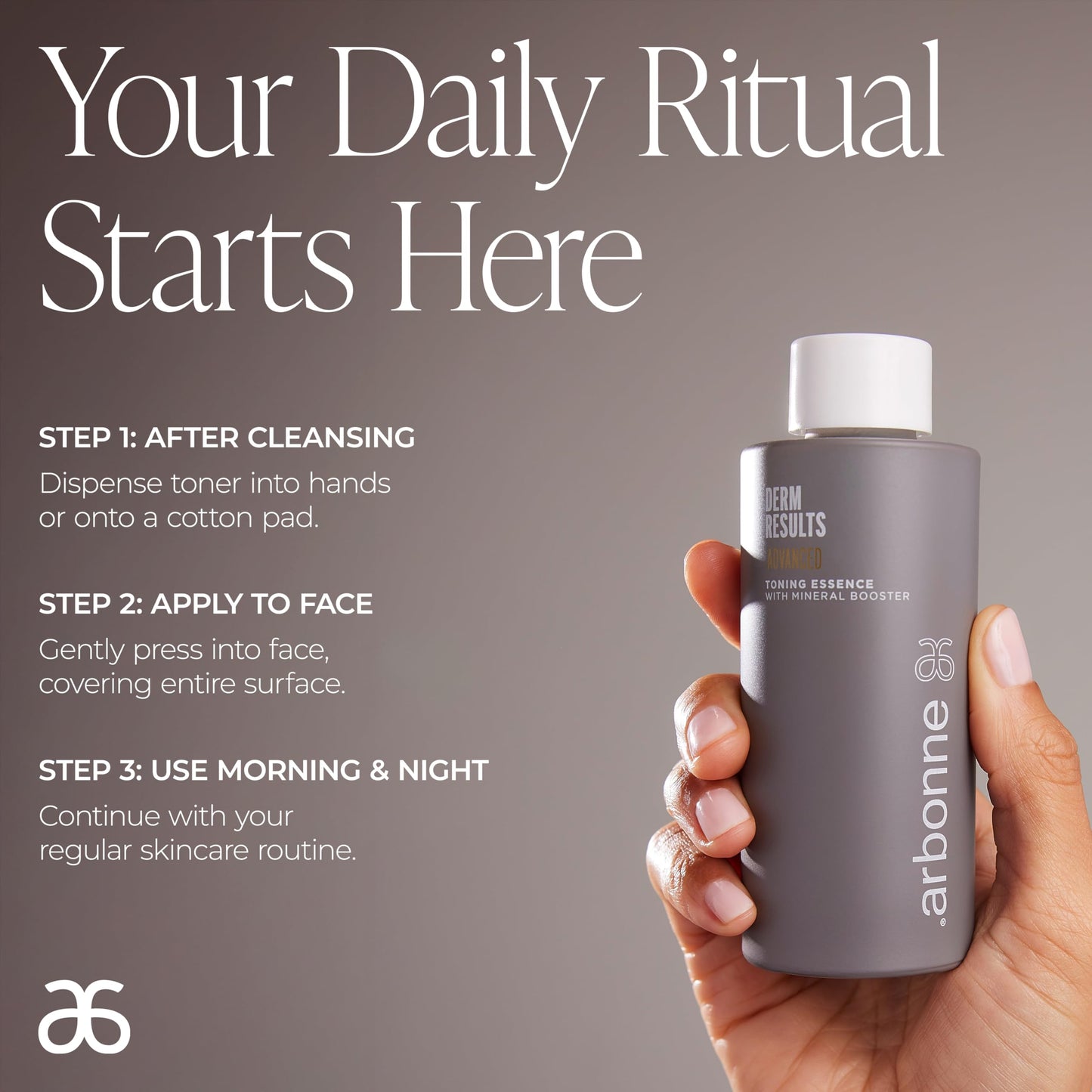 DermResults Advanced Toner with Mineral Booster by Arbonne 3.4 fl. oz.