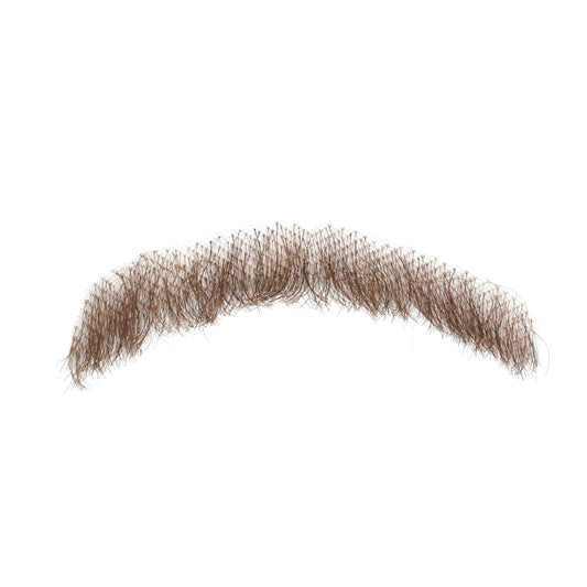 Parceria Fake Beard, Theatrical Grade Lace Backing Fake Mustache, Soft Human Hair Hand Knotted Men Adults Realistic Beard Costume for Holiday, Theater, Drama, Costume Parties and more (Brown)
