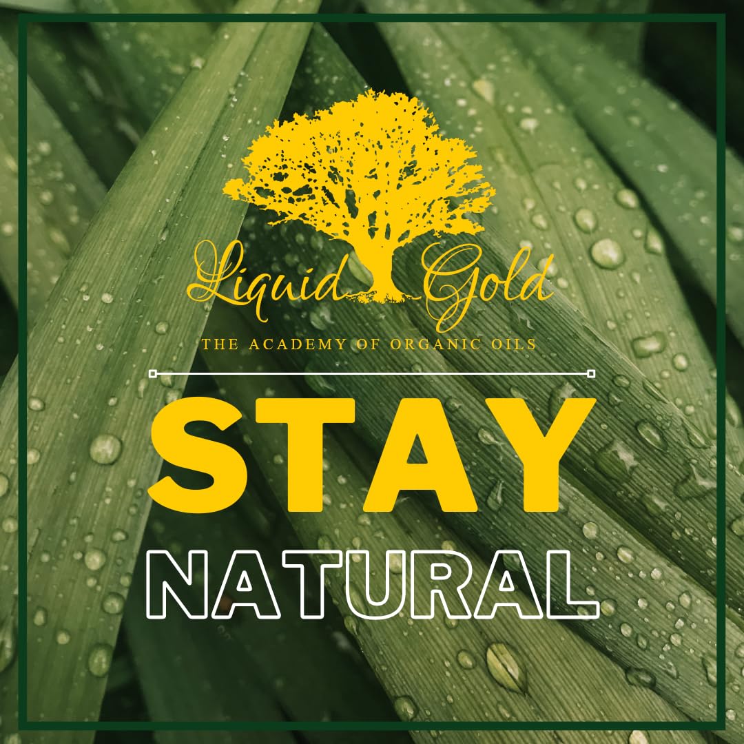 Liquid Gold Inc - 4 oz with dropper - Marula Oil - GLASS BOTTLE Organic