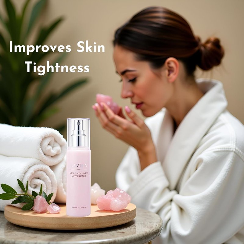 LAVIEN Collagen Face Mist Spray | 62.7% Hydrolyzed Collagen for Hydrated, Plump Skin - 3.38 FL Oz