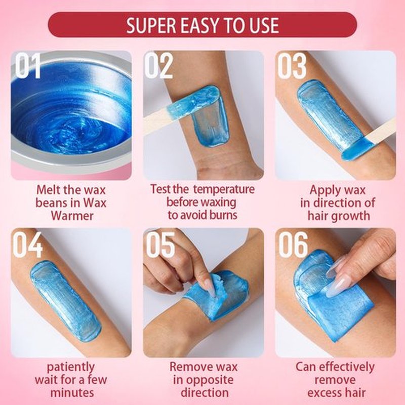 Oakeer Waxing Kit Wax Warmer for Hair Removal Easy to Use at Home Waxing Kit for Women Quick Heating wax Melt Warmer 2nd Gear Adjustment