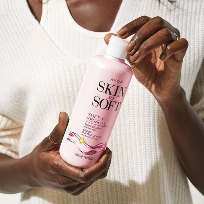 Avon Skin So Soft Soft & Sensual Body Lotion 11.8 fl oz. Skin So Soft Original Body Lotion Skin Nourishment and Moisturizer - 1 Pack