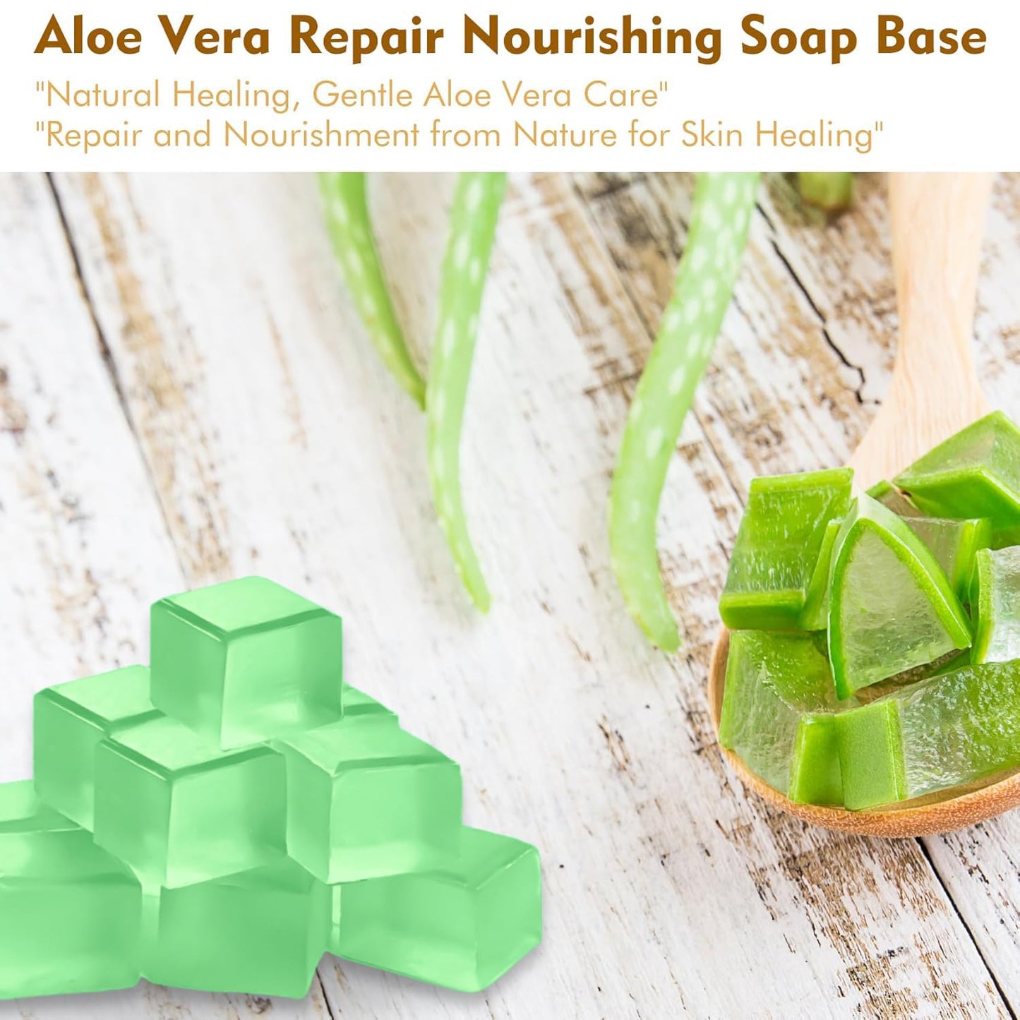 EDSRDRUS 1lb Scent Soap Base DIY Handmade with Aloe Vera & Coconut Oil, Moisturizing Melt and Pour Soap Base