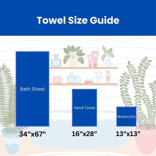 sea me at home Turkish Cotton Large Bath Towel, Bath Sheet (34x67 inches) Luxurious Spa-Like Towels Great for Use Bath, Beach, or Pool Time (Bath Sheet, White)