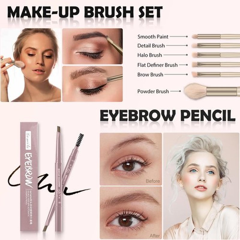 All in One Makeup Kit for Women Full Kit, Basic Cosmetics Kit for Beginner & Professionals, Eye Makeup Set Tween Girl, Make Up Kits for Teenagers, Makeup Gift Set for Girls, Women & Teens(10-Cement)