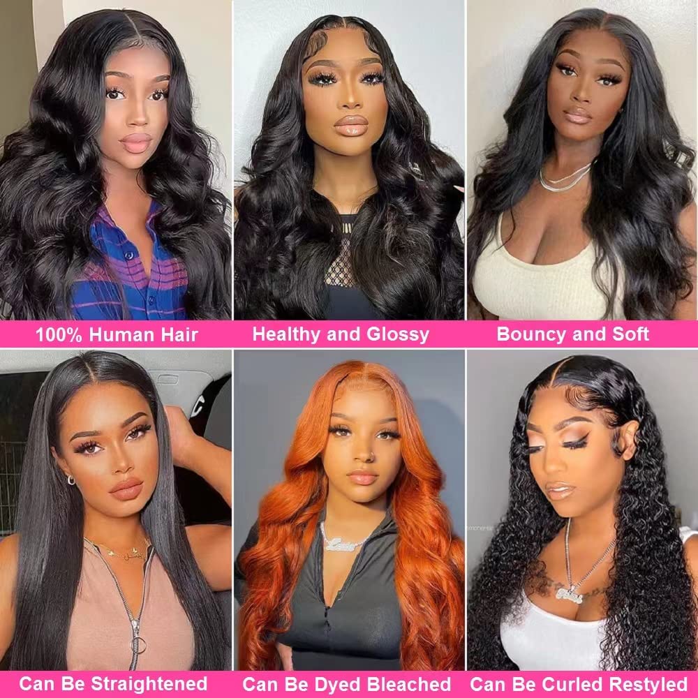10A Brazilian Body Wave Bundles 32 32 32 Inch Human Hair Bundles 100% Unprocessed Virgin Hair Body Wave 3 Bundles Human Hair Weave Bundles Deals 1B Natural Black