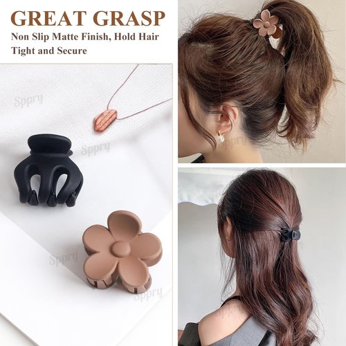 Sppry Hair Claw Clips for Women Thick/Thin Hair Set of 5 PCS