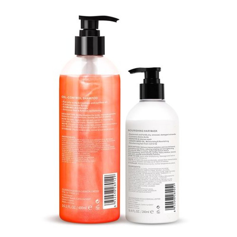 Suisuaie Clarifying Shampoo and Conditioner Set for Oily Hair, Build-Up, and Greasy Scalp, 25.6 Fl Oz