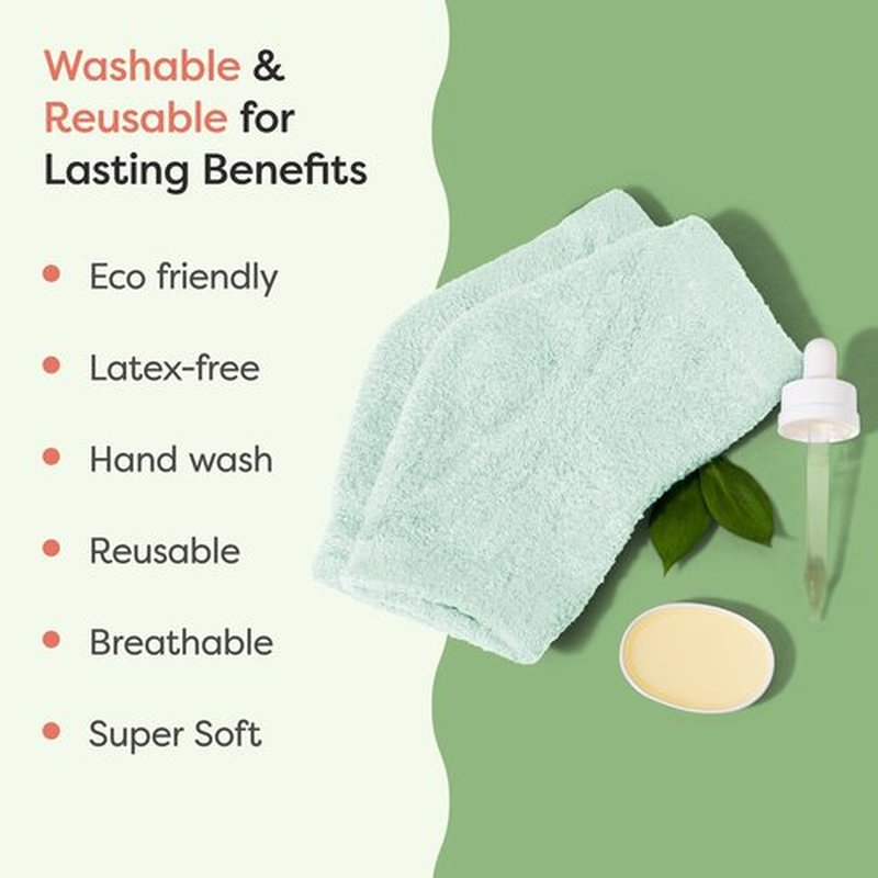 ZenToes Moisturizing Sleep Socks with Vitamin E, Olive Oil and Jojoba Seed Oil to Soften and Hydrate Dry Cracked Heels (Fuzzy Mint Green, Regular)