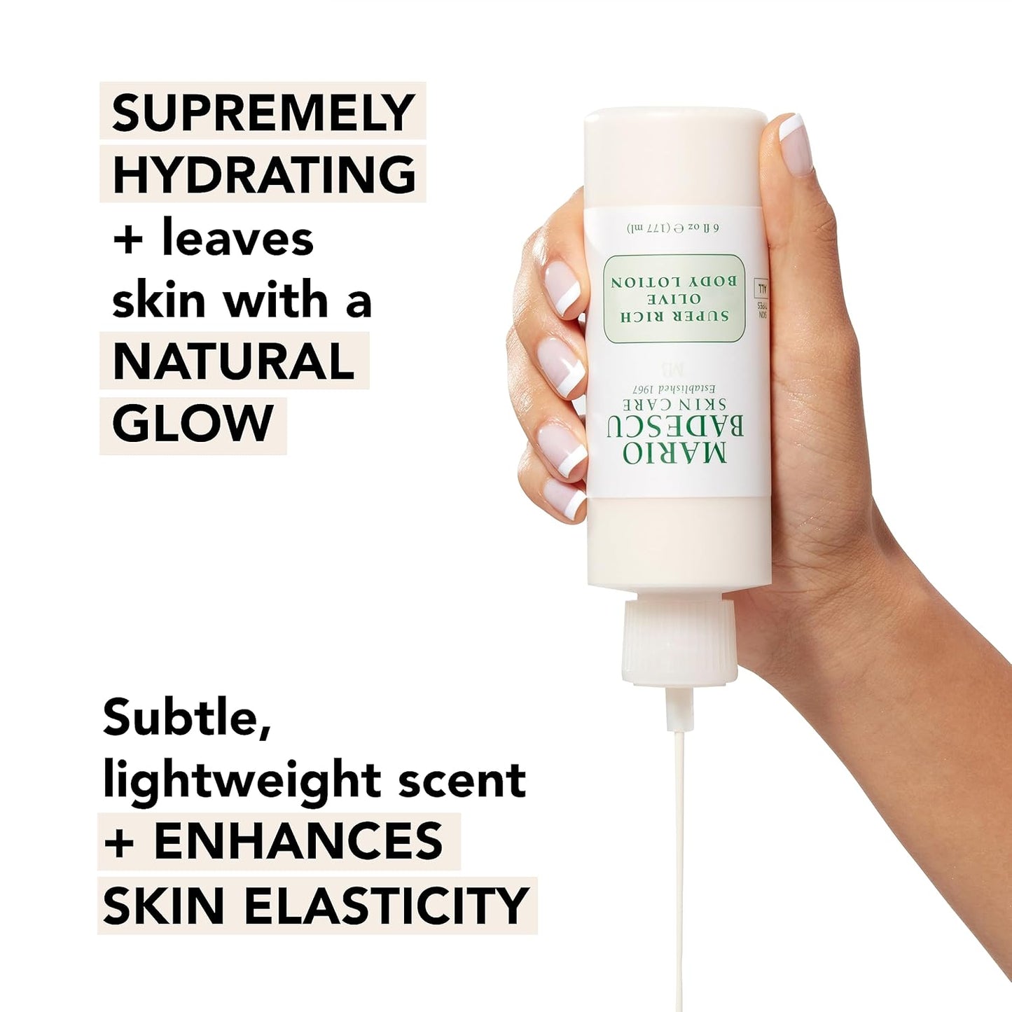 Mario Badescu Body Lotion, Nourishing and Softening Body and Hand Moisturizer For All Skin Types