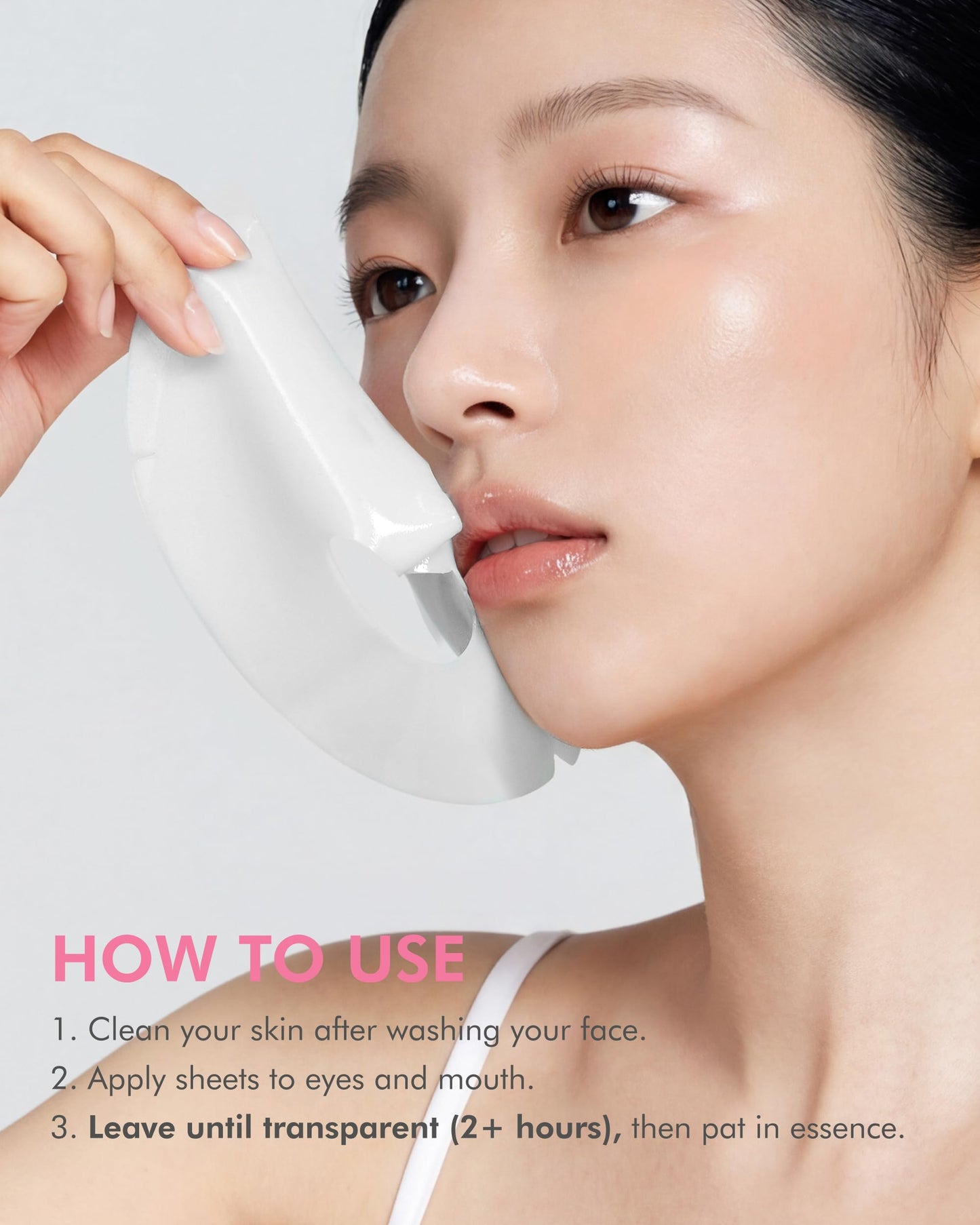 DERMAL Collagen Hydrogel Melting Jelly Gel Mask 4ea - Korean Overnight Face Mask - Deep Hydration, Skin Firming, and Wrinkle Care for Glassy Skon - Korean Skincare