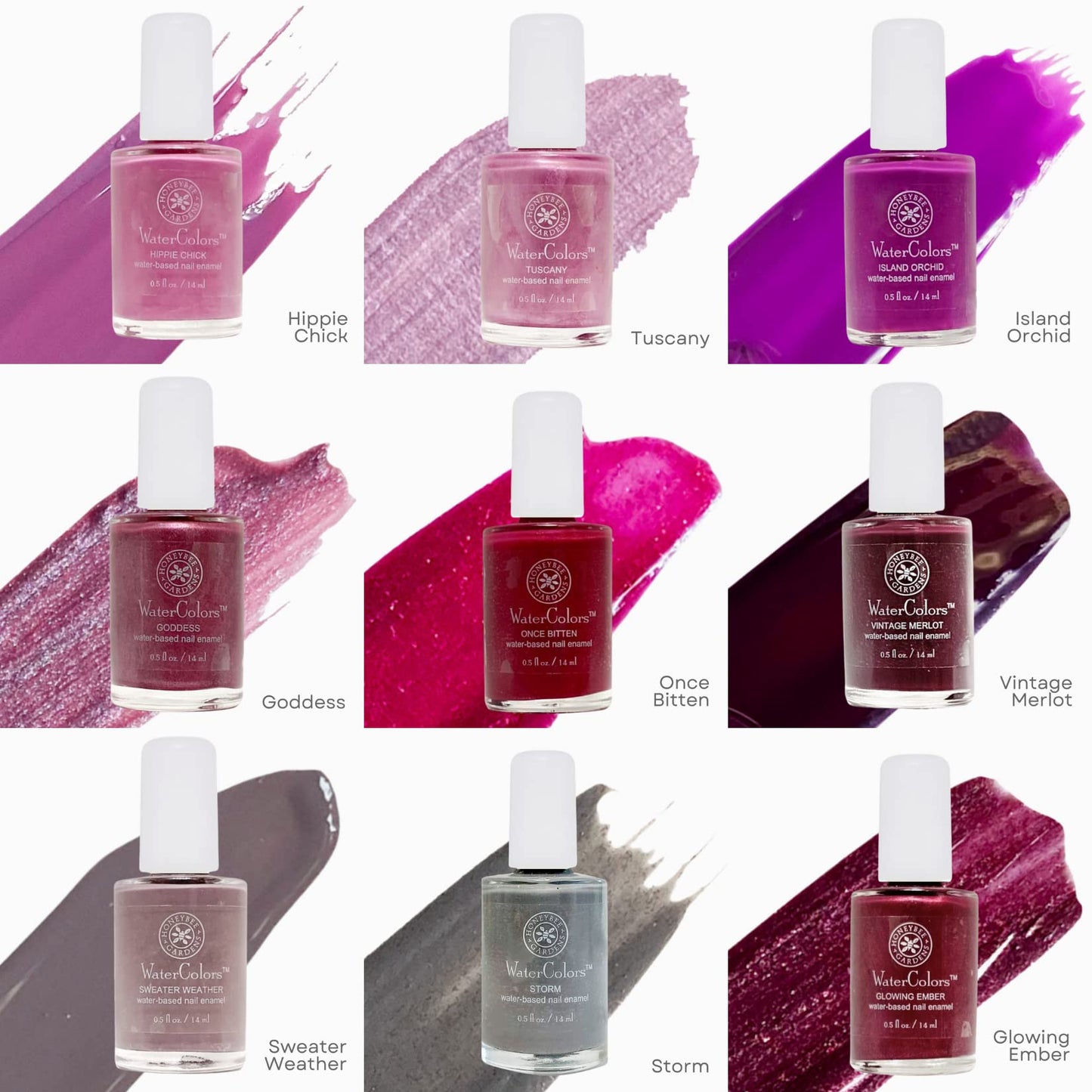 Honeybee Gardens Water-Based Nail Enamel, Twice Shy, Matte Nude Pale Pink, Eco-Friendly, Odorless & Vibrant Polish, 0.5 fl oz