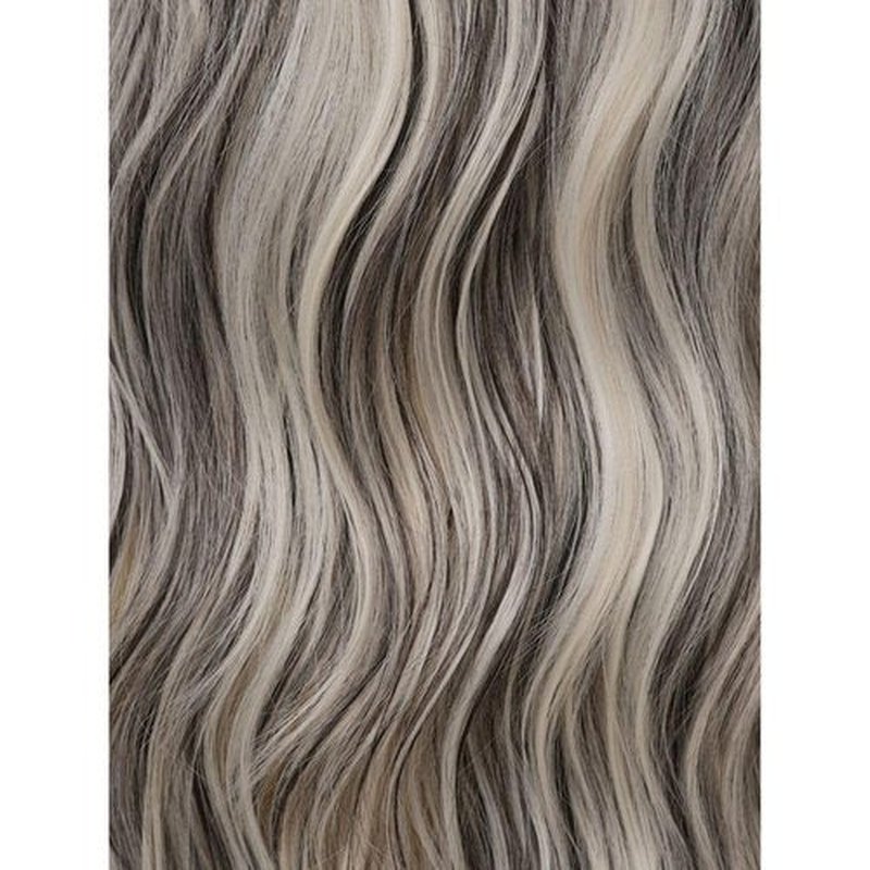 Kaneles Black Mix Blonde Long Wigs for Women Dark Root Loose Curly Wavy Fluffy Hair Wig Middle Part Synthetic Fiber Wig for Daily Cosplay Use