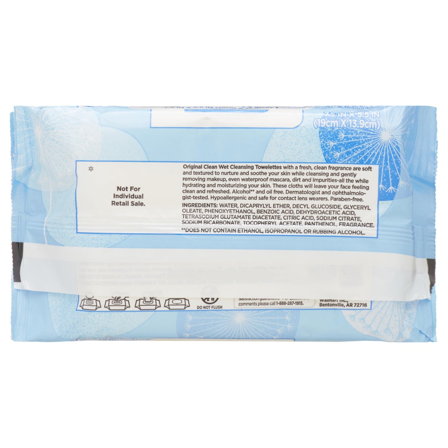Equate Beauty Original Clean Wet Cleansing Towelettes, 100 Count, 2 Pack and card gift Maker Explorador