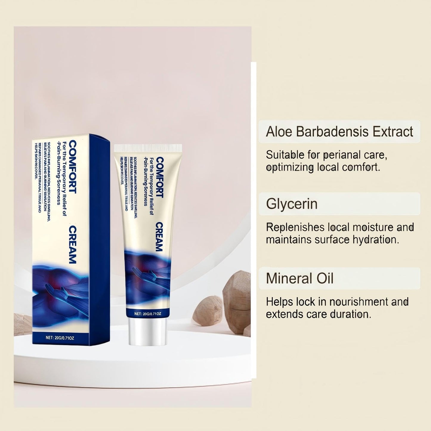 Comfort Cream for Sensitive Skin – Lightweight Hydrating Formula for Daily Comfort