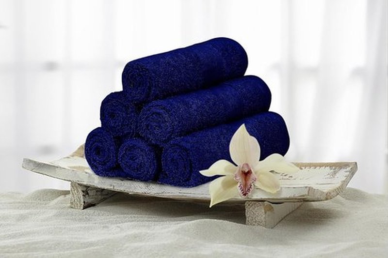Premium Wash Cloths Pack of 12 (13" x 13" Inches)- 100% Combed Ring Spun Cotton WashCloth - Luxury Washcloths – Ultra Soft Face Towels - Highly Absorbent Wash Cloth for Face (Royal-Blue)