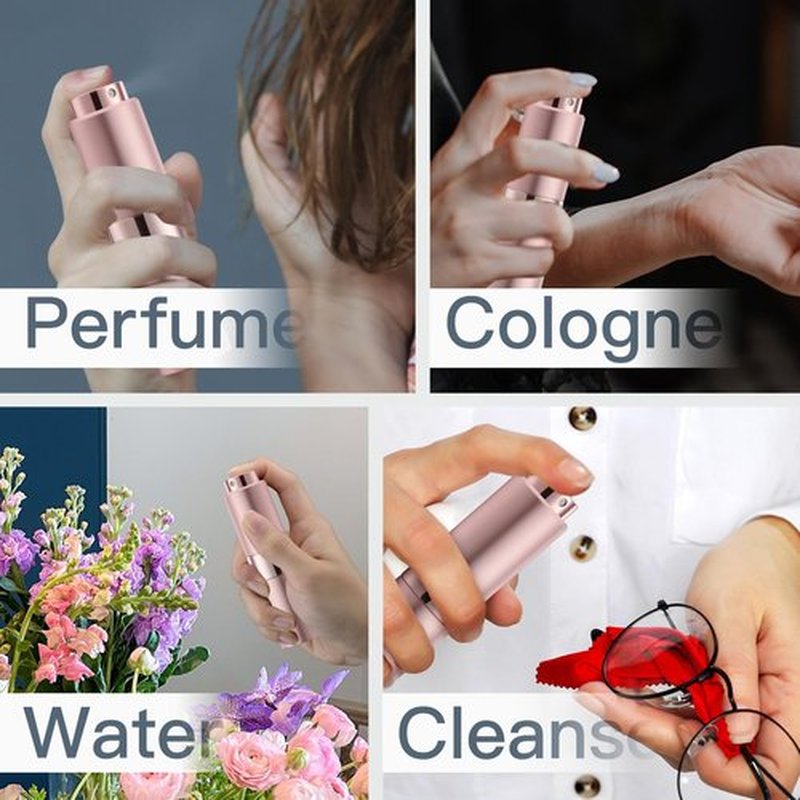 owlyee 20ML Perfume Atomizer, Travel Cologne Spray Bottle, Mini Empty Sprayer Dispenser (Pink, 1PCS)