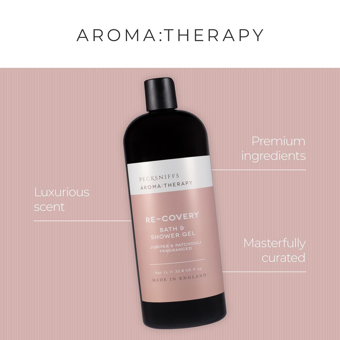 Sandalwood & Vanilla Shower Gel 750ml - Pecksniff's Classic Moisturizing Formula