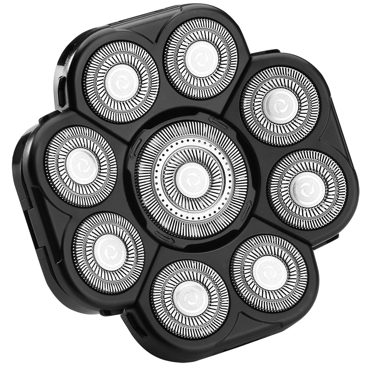 FOXSONIC Upgraded 9 Blades Body Head Shaver Replacement Heads for Head Shaver,Many Brands 9 Blades Replacement Shaver Head Blade 9 Heads Beard Electric Razor Shaver Head for Blad Men
