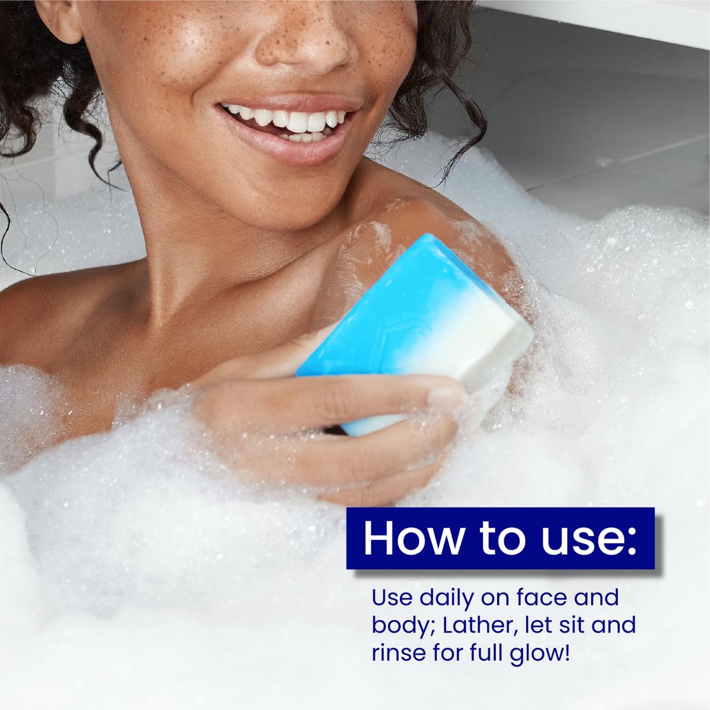 Relumins Advance Intensive Skin Repair Soap with TA Stem Cell, Rejuvenation, Body Soap Bar, and Licorice for Softer, Smooth Skin, 135g x 1 Bar with Net