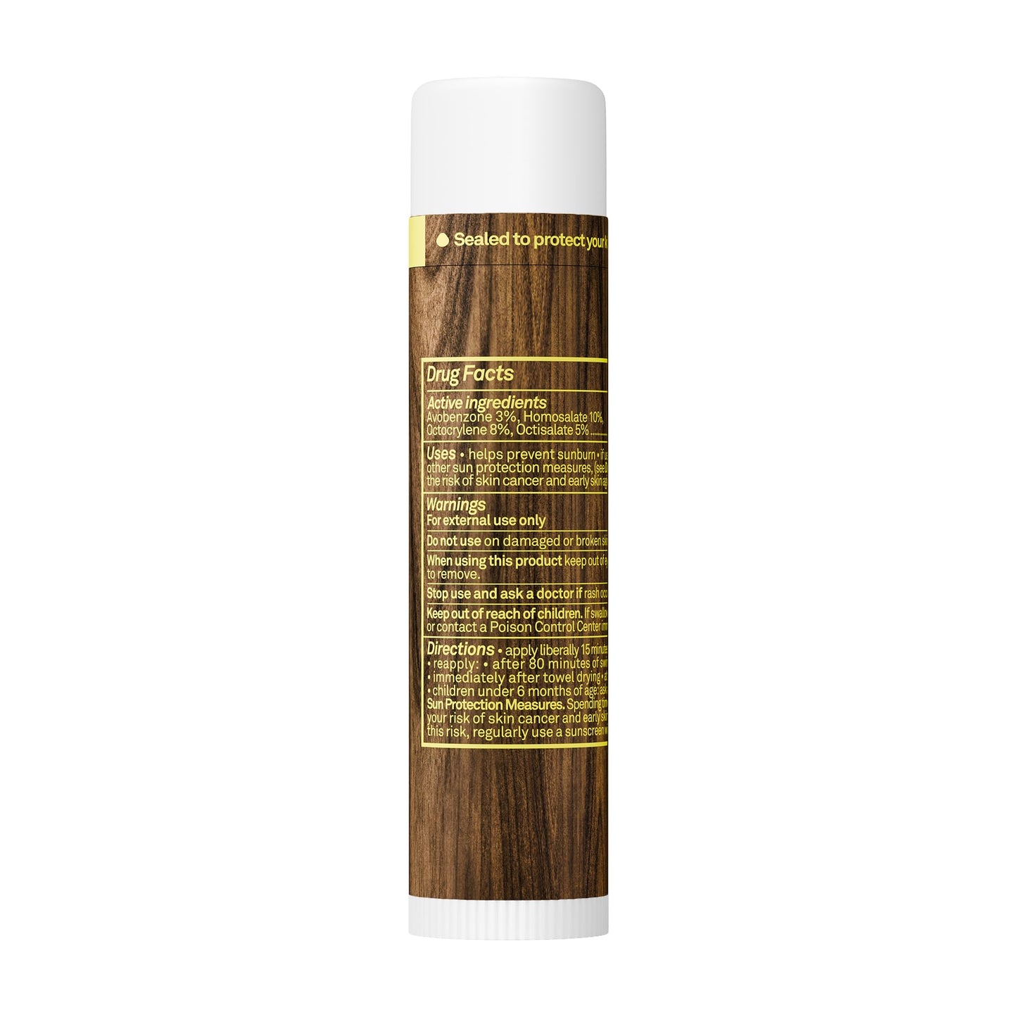 Sun Bum SPF 30 Sunscreen Lip Balm, Coconut - 0.15 oz Stick