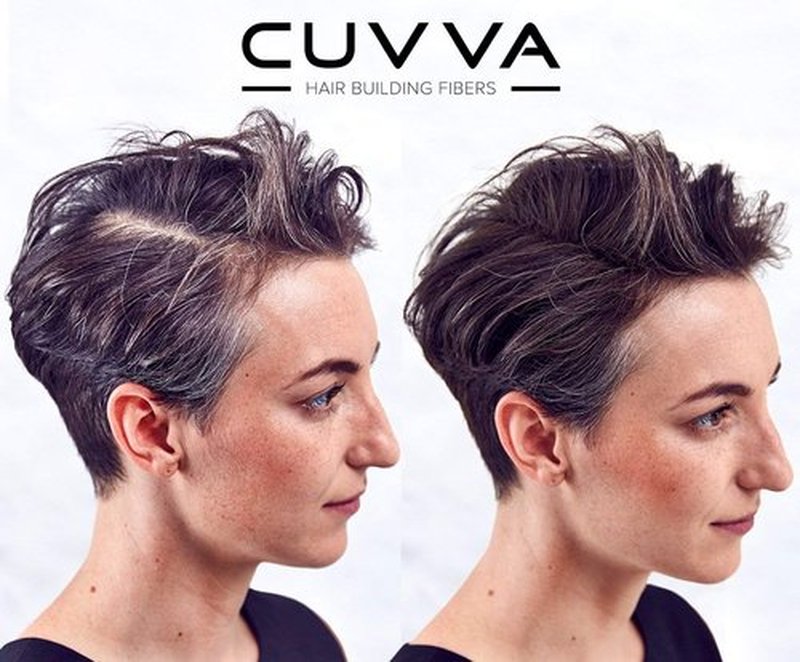 Hair Building Fibers by CUVVA for Fine & Thinning Hair (GOLDEN BLONDE) - Thicker Looking Hair in 15 Seconds - 13 Different Shades for Men & Women - 30g