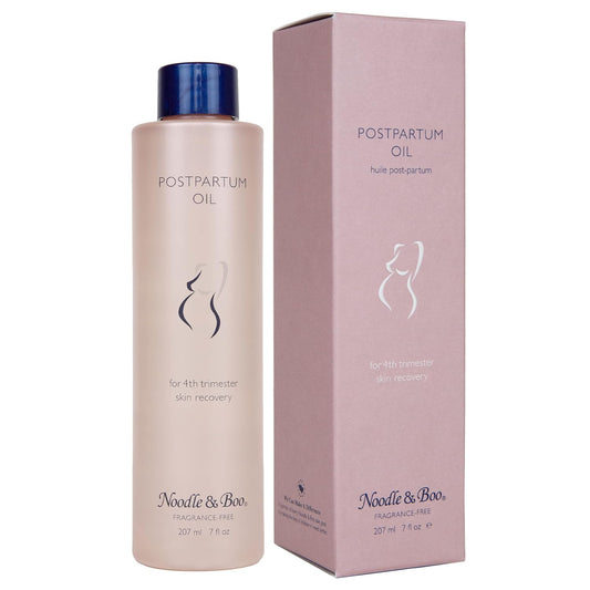 Postpartum Skin Care Oil by Noodle & Boo – 7 fl. oz. for 4th Trimester Recovery