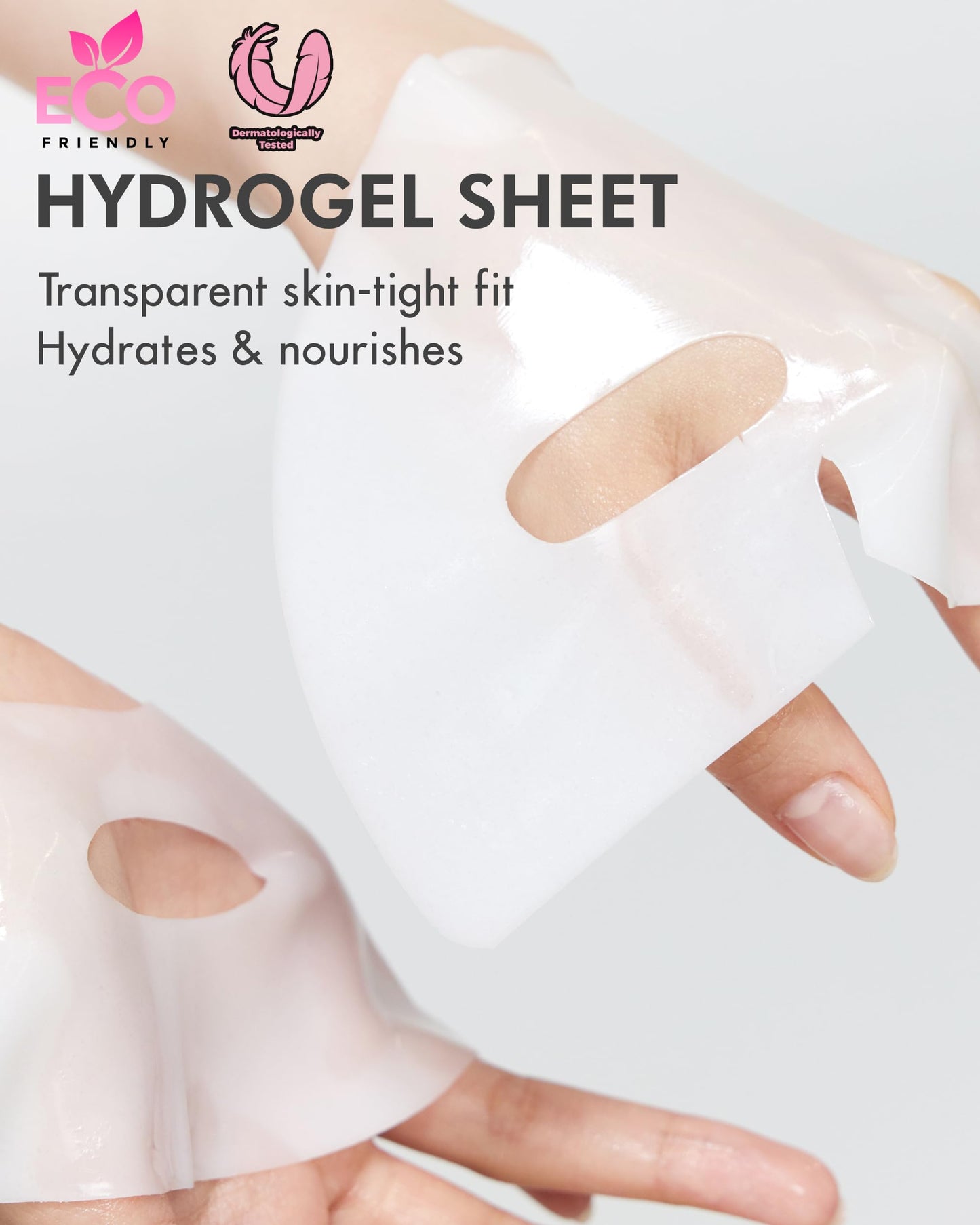 DERMAL Collagen Hydrogel Melting Jelly Gel Mask 4ea - Korean Overnight Face Mask - Deep Hydration, Skin Firming, and Wrinkle Care for Glassy Skon - Korean Skincare