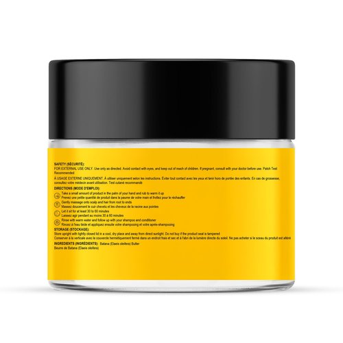 Botanic Hearth Batana Oil for Hair Growth - Batana Butter 3.5 fl oz - Deeply Nourishing & Revitalizing Hair & Skin Care