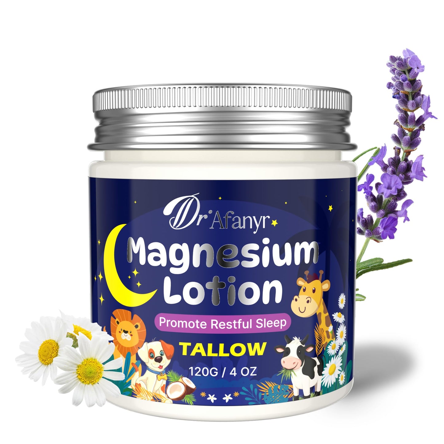 Magnesium Lotion for Kids – Juniors Bedtime Lotion for Sleep & Growing Pain Relief, Coconut Scented Magnesium Chloride Kids Lotion with No Melatonin Tallow-Based Formula for the Whole Family Routine