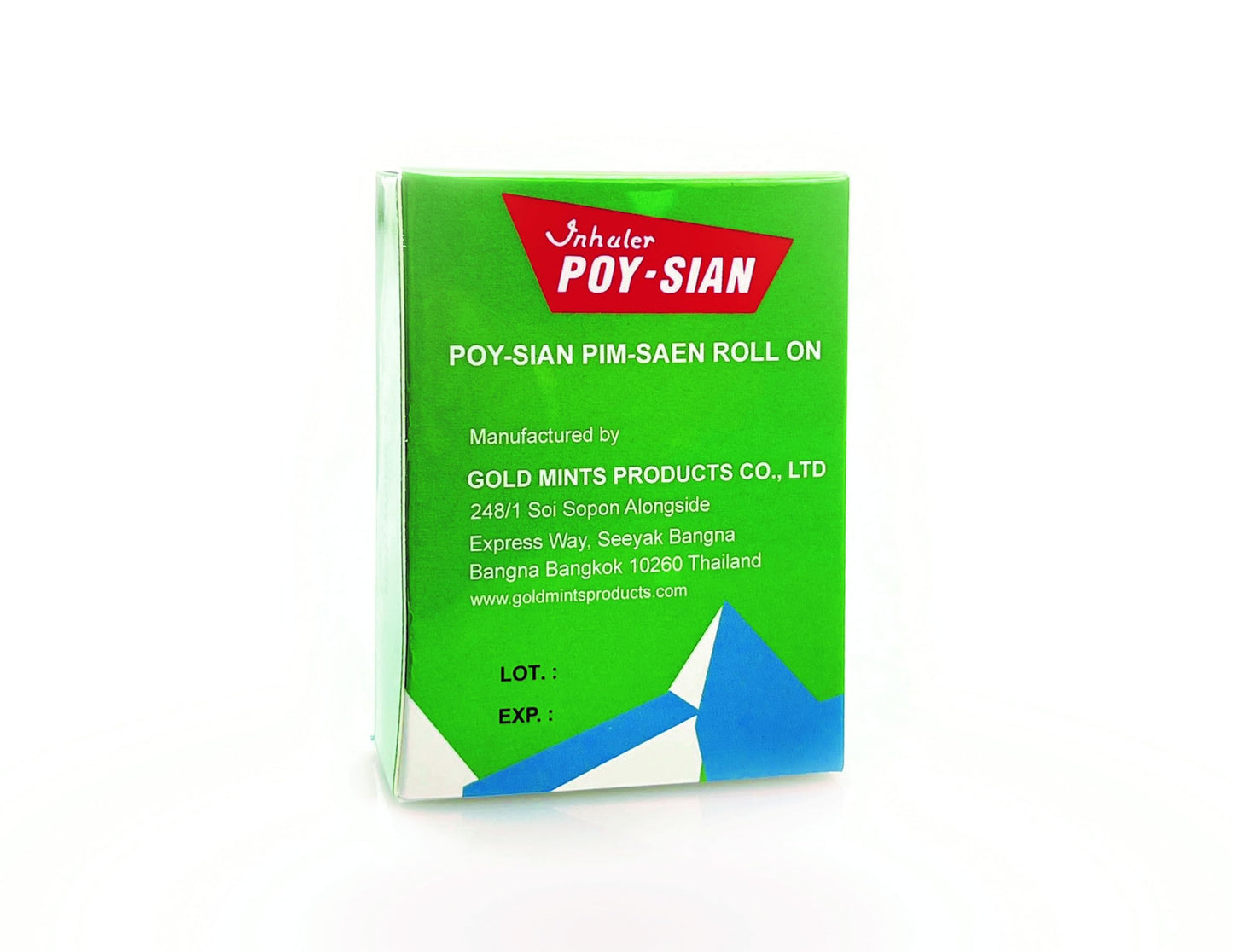 POY-SIAN Thai PIM-Saen Balm Oil 5ml Roll-On (Pack of 3)