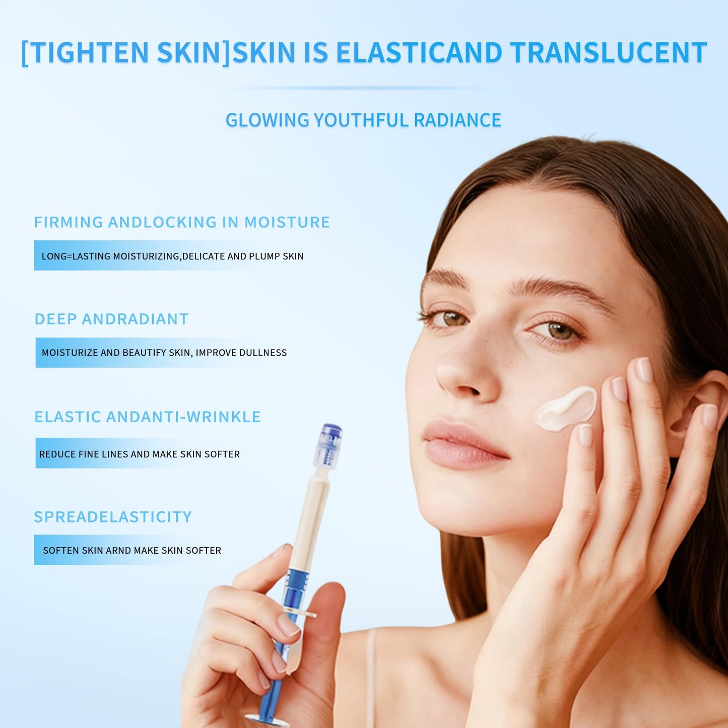Lumazo Polypeptide Collagen, Lumazo Polypeptide Collagen Elastic Essence Cream, Micro Molecular Collagens Anti Wrinkle Lotion (2)