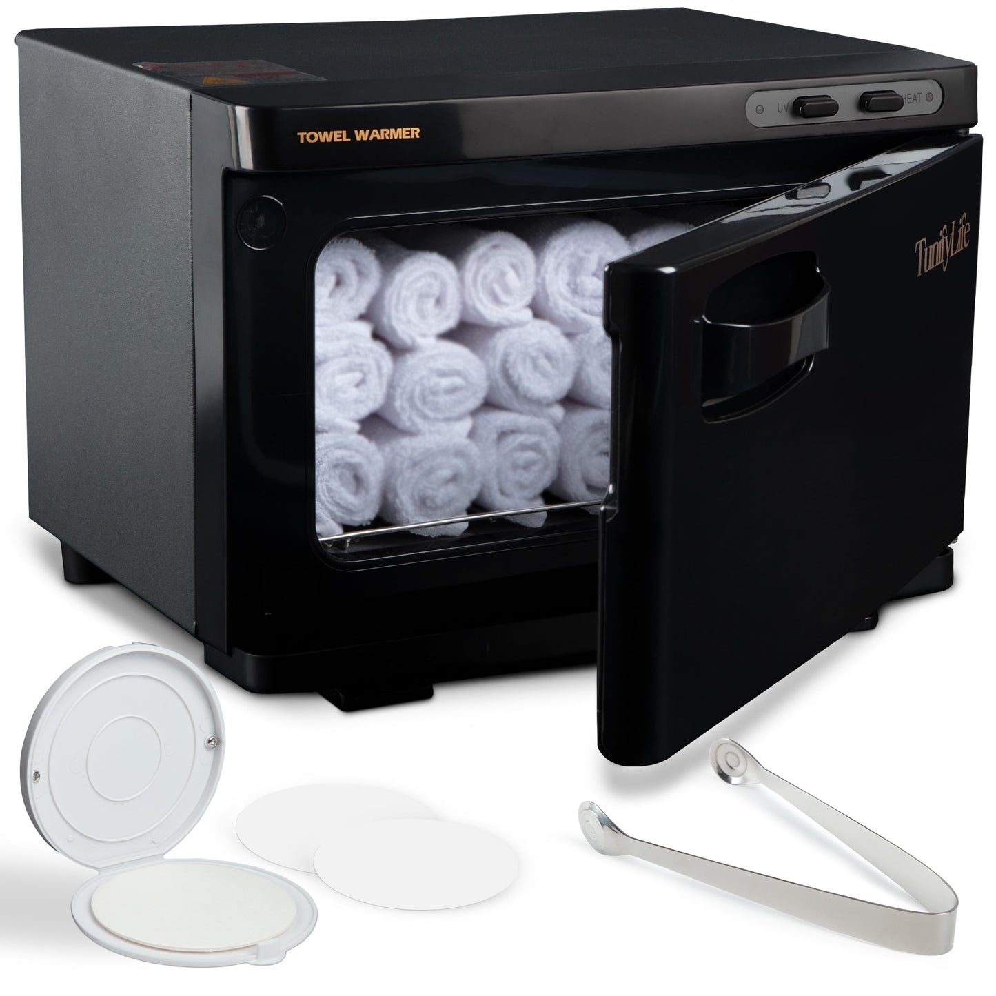 Hot Towel Warmer for Spa - 8L Hot Towel Cabinet - High Temperature Spa Towel Warmer with Aroma Holder, Suitable for Salon, Bathroom, Barber, Fast-Heating Mechanism