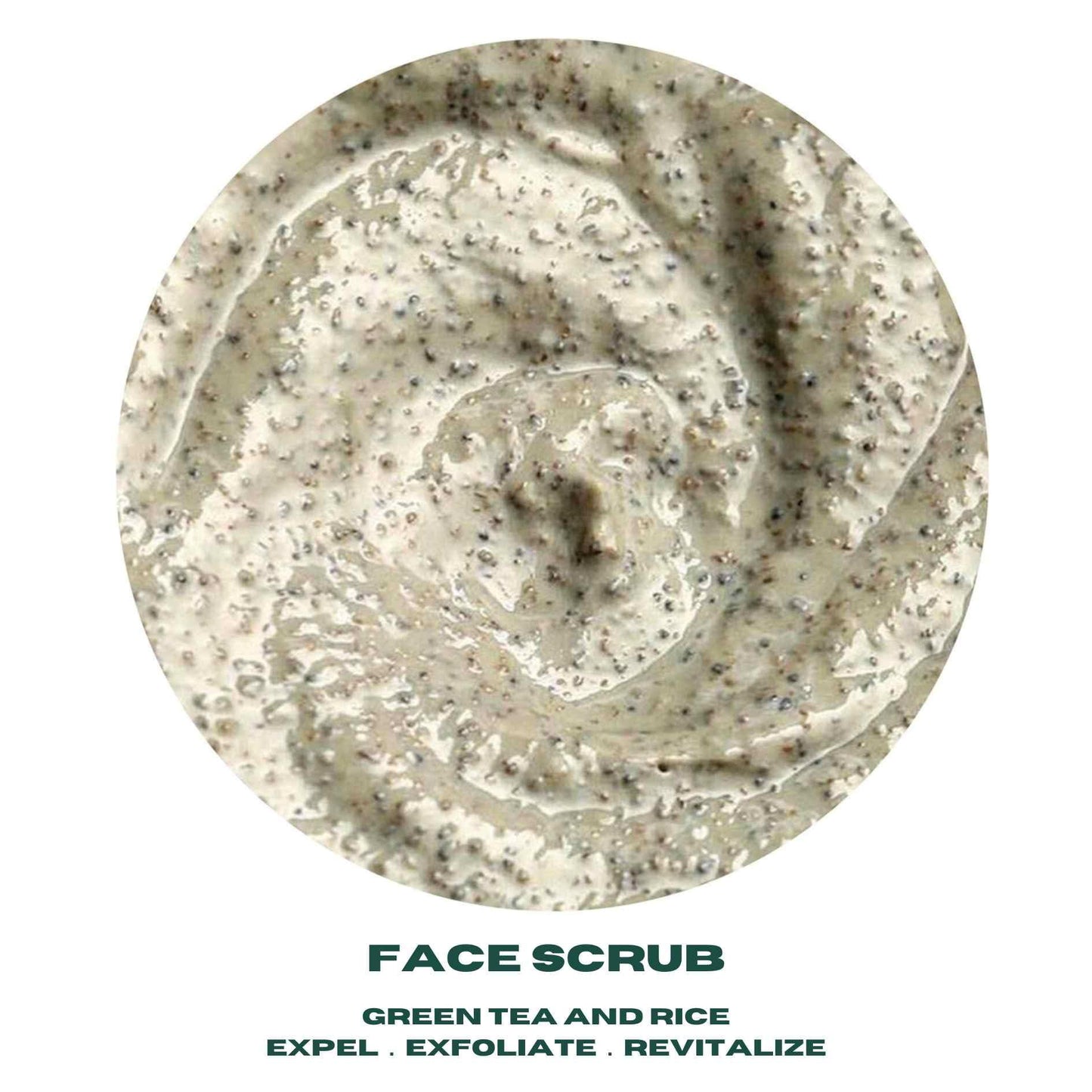 Urth Men's Exfoliating Face Scrub with Green Tea & Rice (4 oz), Deep Cleansing, Minimizes Blackheads, Smooths Skin, Daily Facial Scrub for Sensitive Skin, Exfoliator for Men, Revitalizes & Refresh