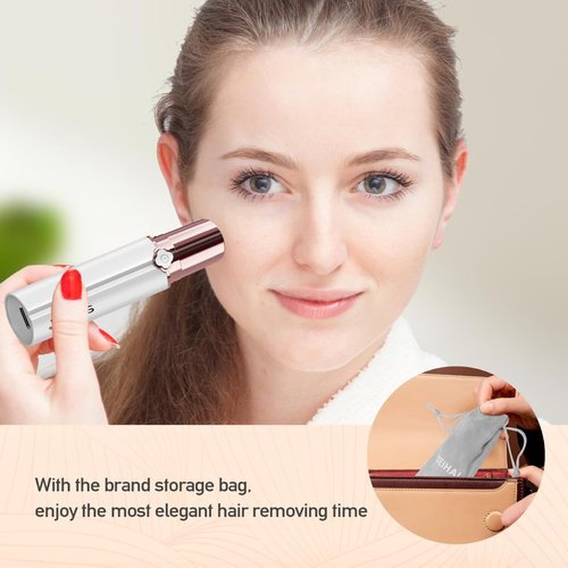 Facial Hair Removal for Women, SEIHAI Hair Removal Device, Face Razors for Women, Personal Care Products/Facial Hair Remover for Face, Lip, Chin, with a Branded Storage Bag