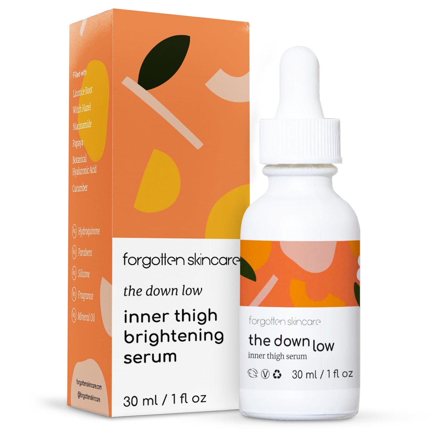 Forgotten Skincare Body Oil Serum - Hydrating Treatment to Soothe Razor Bumps, Ingrown Hair Treatment & Support Even Skin Tone