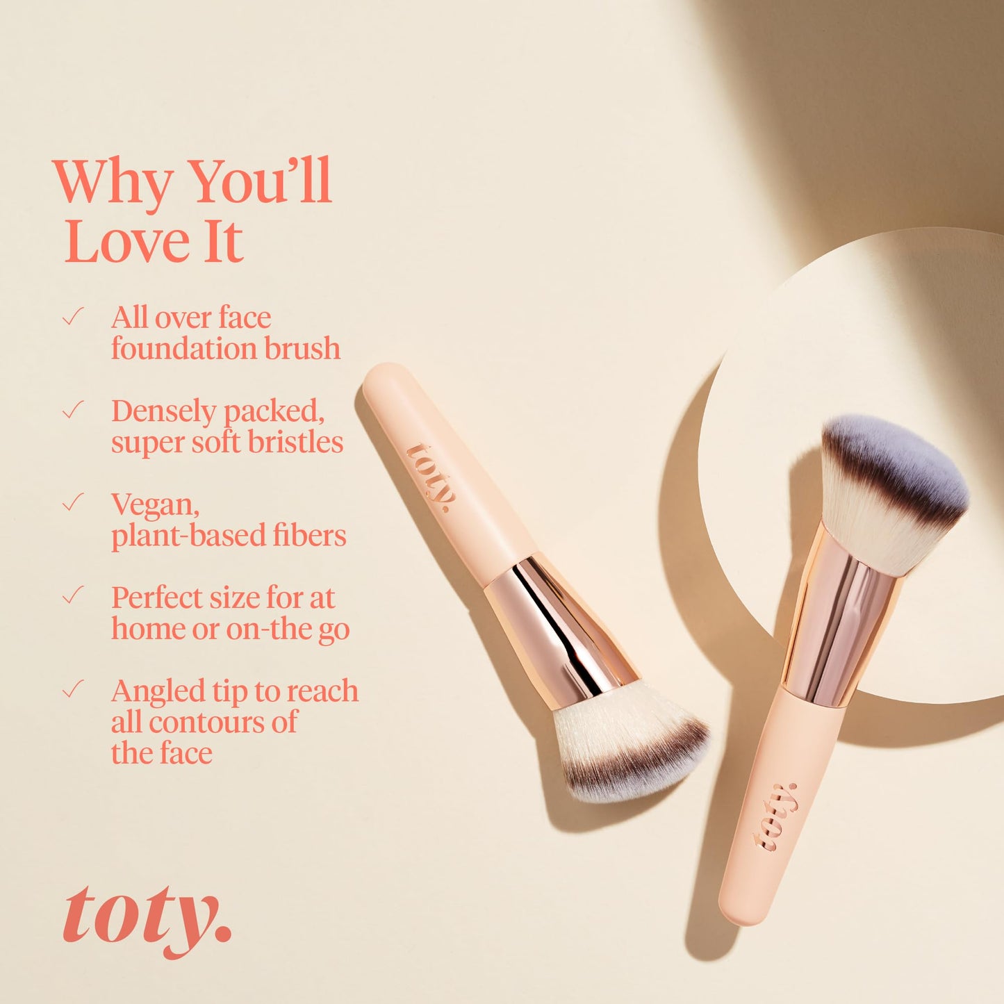 Toty by Sofia Vergara - Ilumina CC Cream SPF 50+ & Ilumina Brush - 100% Mineral Color Correcting Cream + Angled Complexion & Foundation Blending Brush - Tinted moisturizer with spf - 4W Bundle
