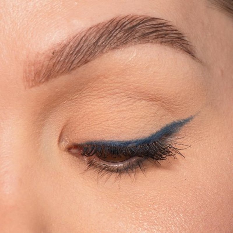 Sandstone Scandinavia Blue Waterproof Eyeliner Pencil - Vegan Hypoallergenic Eyeliner for Sensitive Eyes - Smudge Proof Gel Eyeliner Blue - Anti-Aging Properties Hypoallergenic Makeup