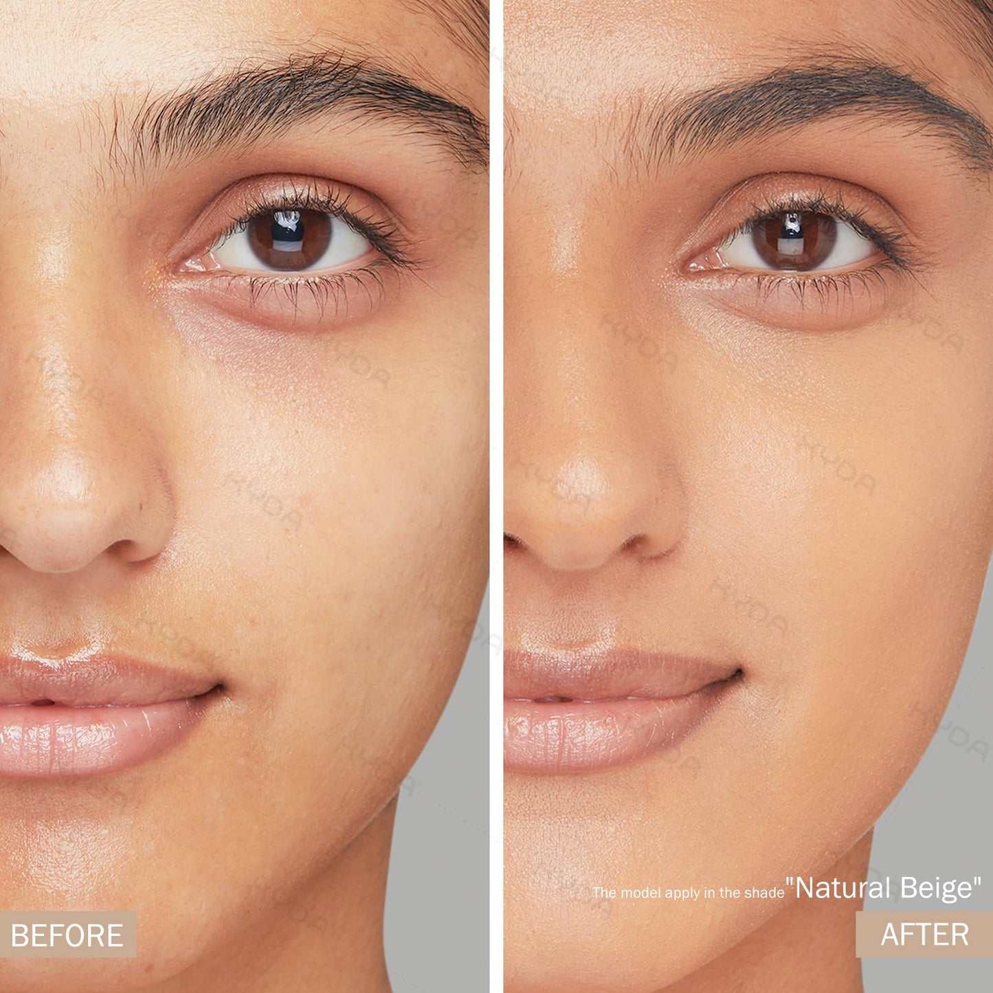 KYDA Serum Skin Tint with SPF 40, Tinted Serum Foundation Infused with Hyaluronic acid + Niacinamide, Hydrating, Smoothing and Refining Skin, Buildable Lightweight Dewy Cover, 1 Fl Oz, Natural Beige
