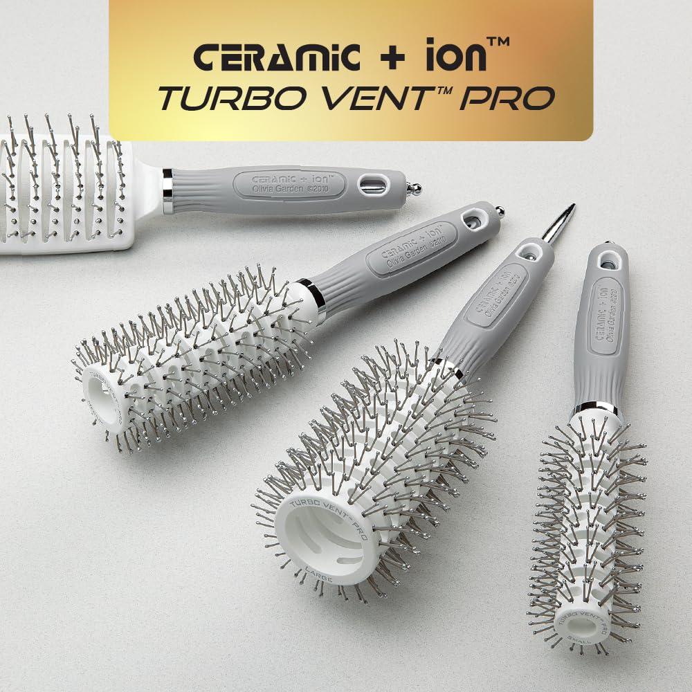 Olivia Garden Ceramic + Ion Turbo Vent Pro Hair Brush