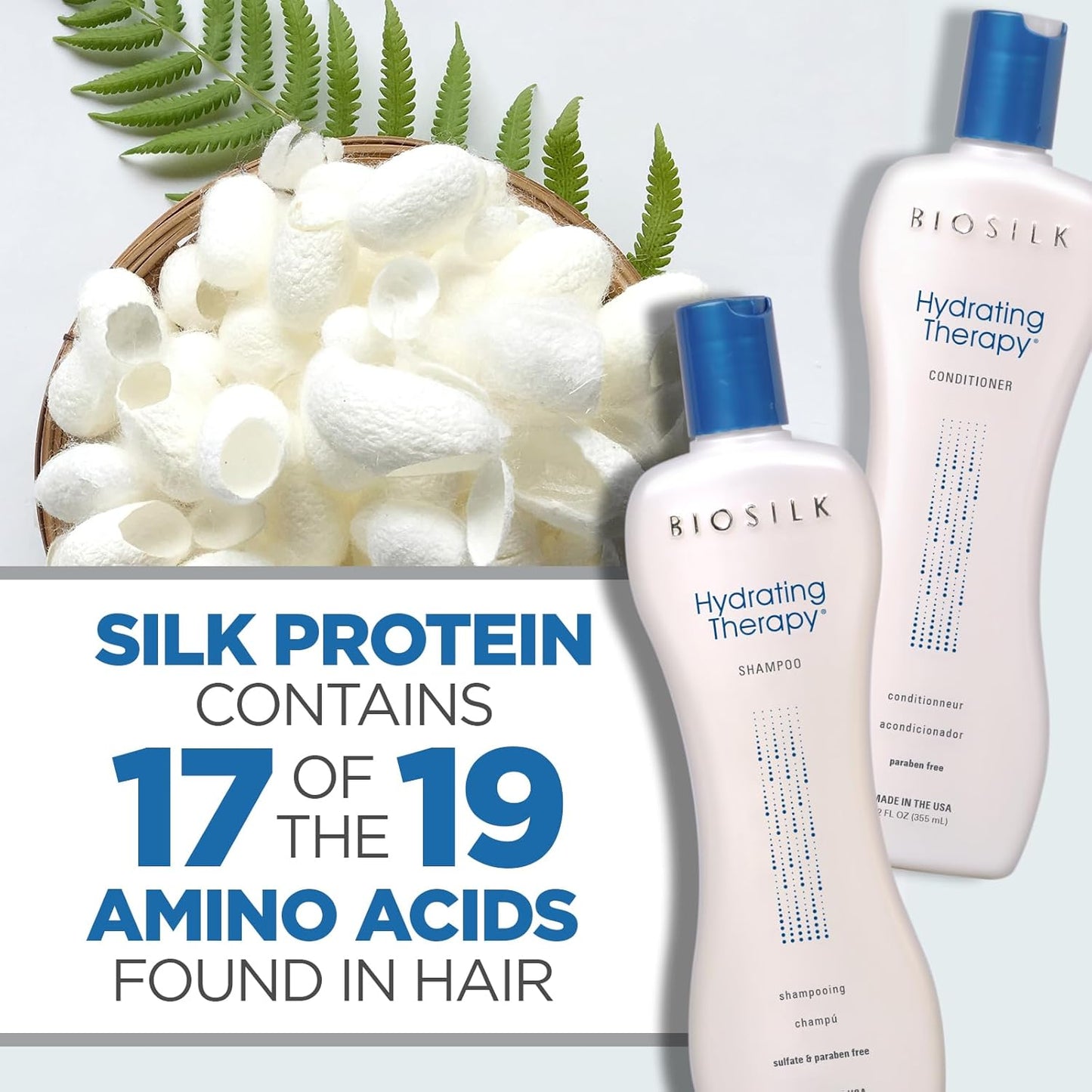 Biosilk Hydrating Therapy Conditioner 34oz - Moisturizing & Nourishing Formula
