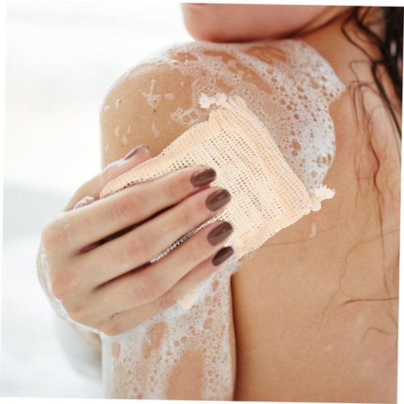 Beavorty 24 Pcs Soap Storage Bag Linen Soap Exfoliating Soap Bar Soap Net Bag Cleaning Soap Body Bar Soap Foaming Bag Saver Pouch Making Meshes Cleansing Bath Wipe Cotton Linen