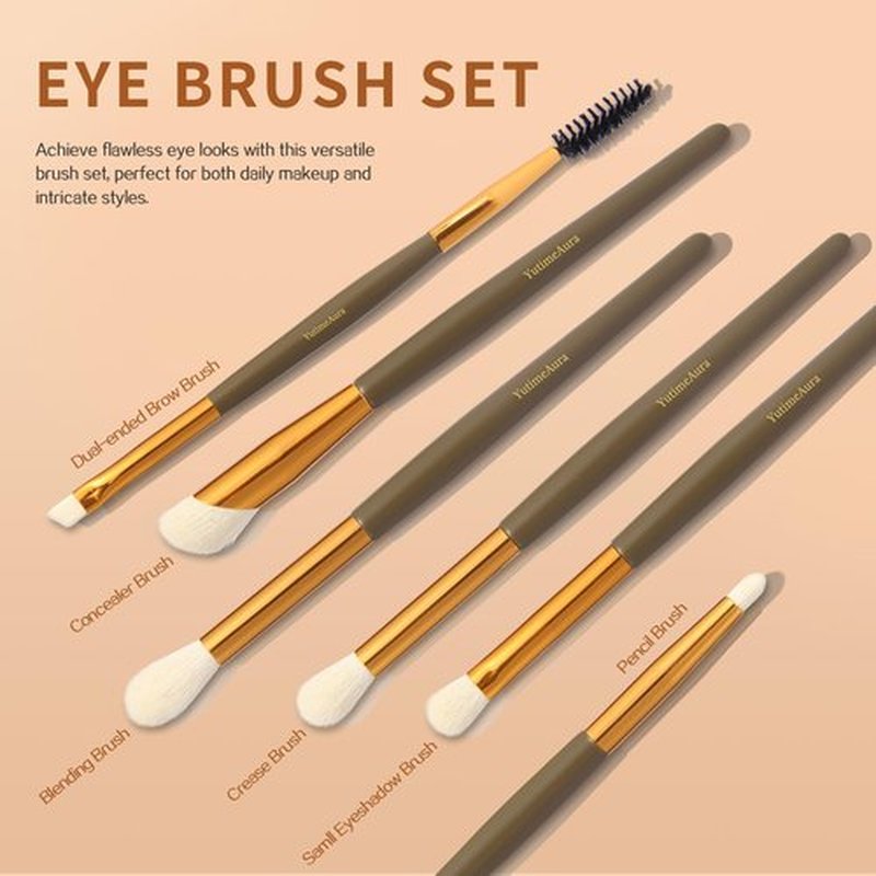 Makeup Brushes 10pc, Makeup Brush Set Foundation Bronzer Contour Eyeshadow Blush Concealer Make Up Brushes