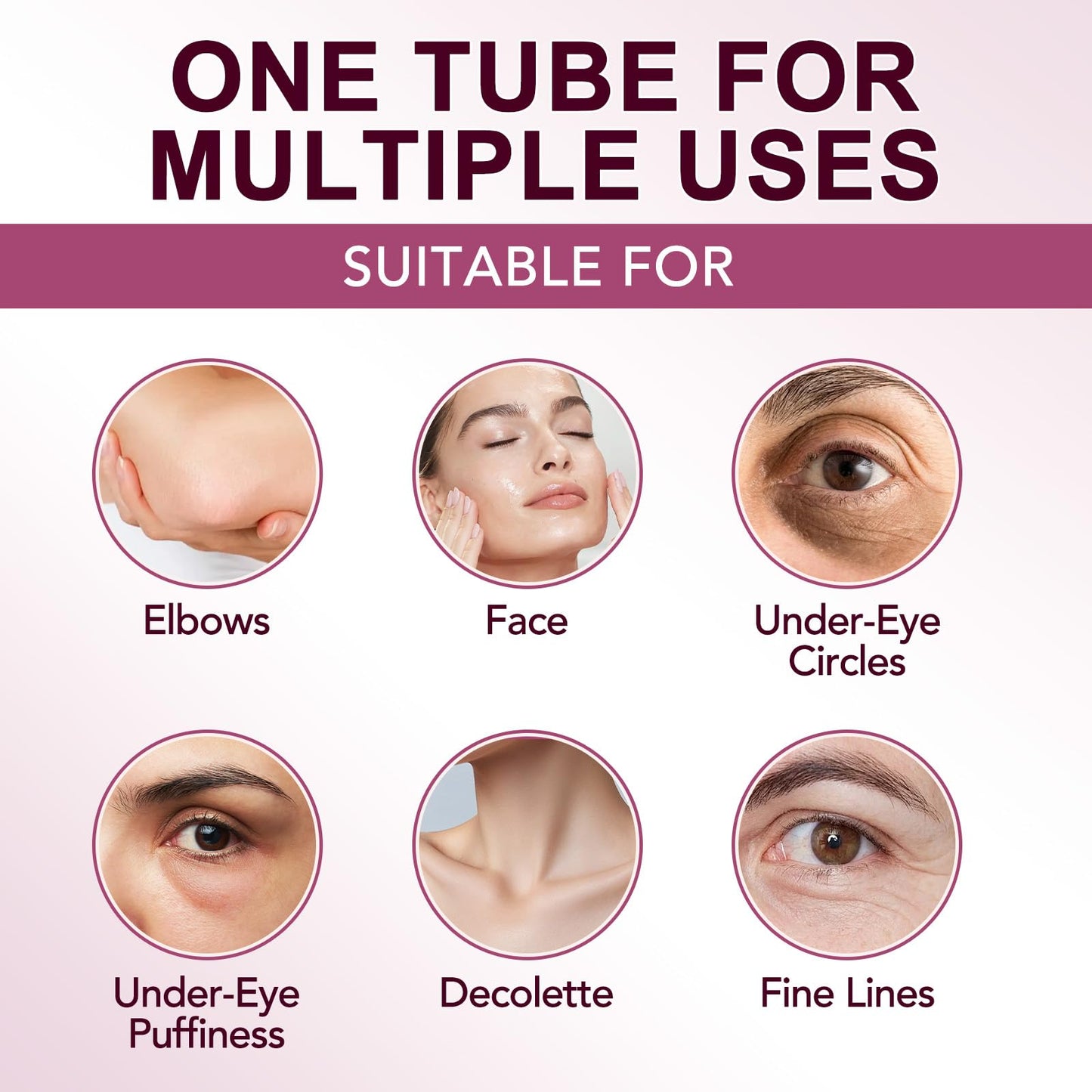2PCS Calcium Multi Balm, All-in-One Calcium Volume Multi Balm, Collagen Moisturing Stick, Anti-aging, Hydrating, Firming Skin, Suitable for Eyes, Neck & Face